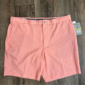 PGA TOUR Men's Golf Shorts Shell Pink Size 40 MSRP $65
